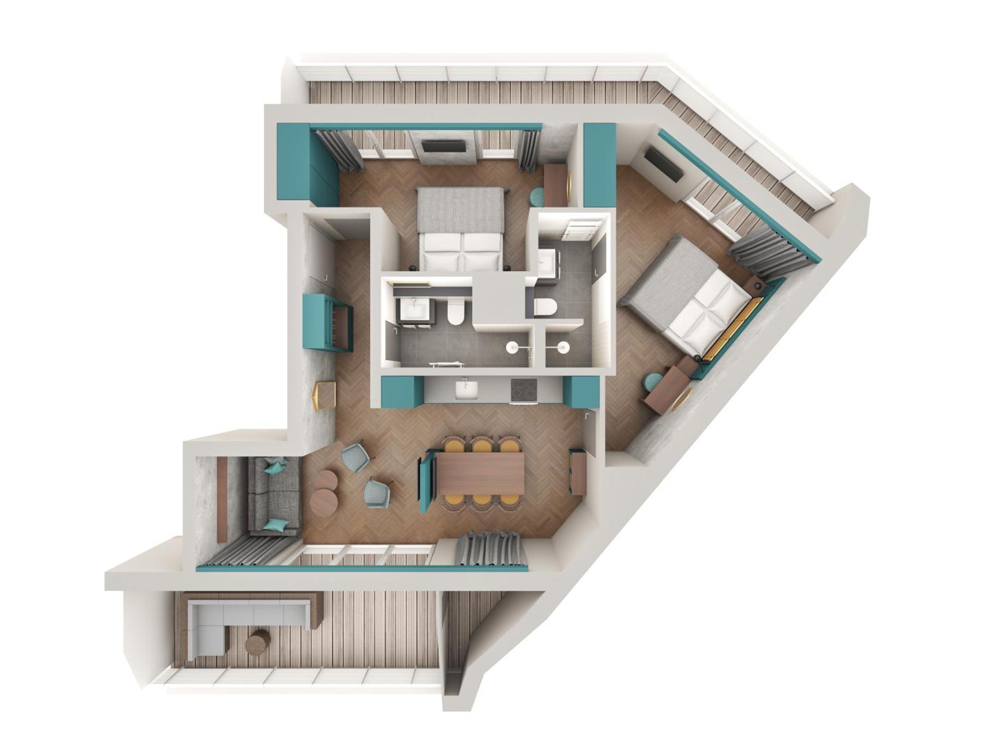Downtown Apartments Mitte-Wedding Берлин Стая снимка